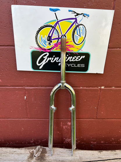 Chrome 26" 1 Inch Threaded Rigid Fork NOS