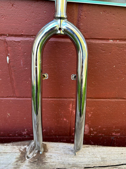 Chrome 26" 1 Inch Threaded Rigid Fork NOS