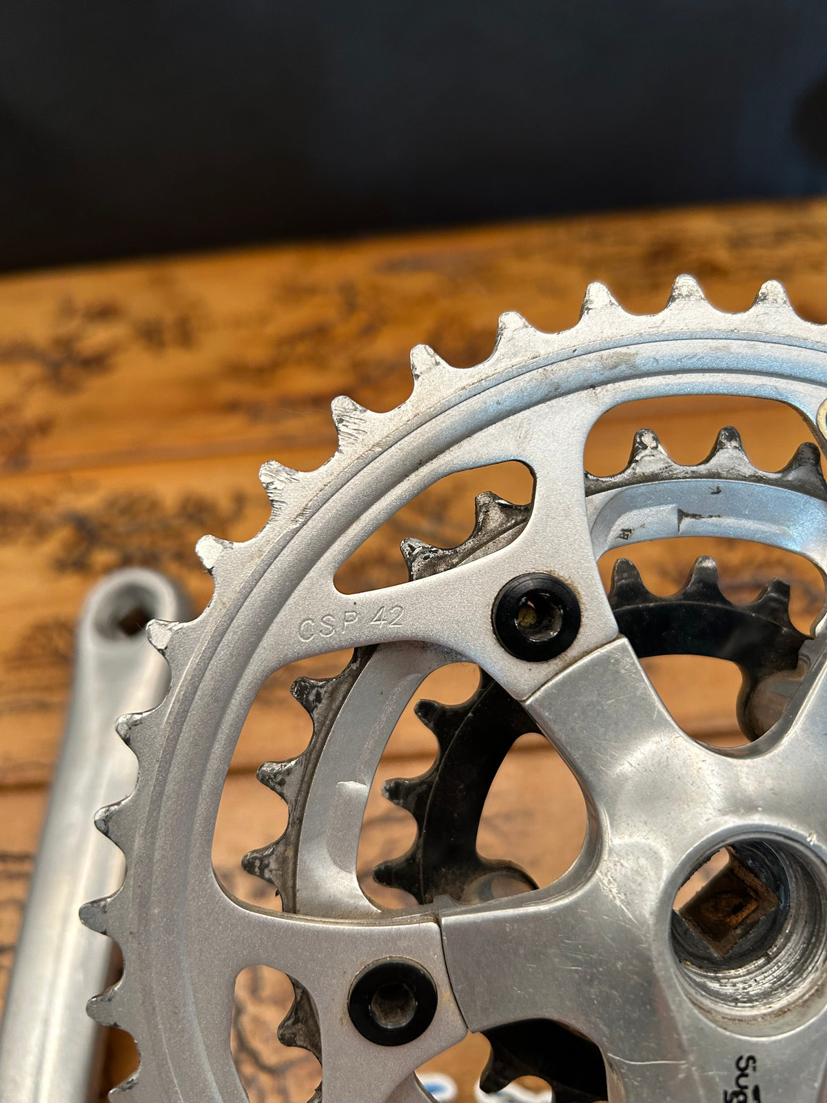 Sugino Impel 42/32/22 170mm Square Taper Crankset