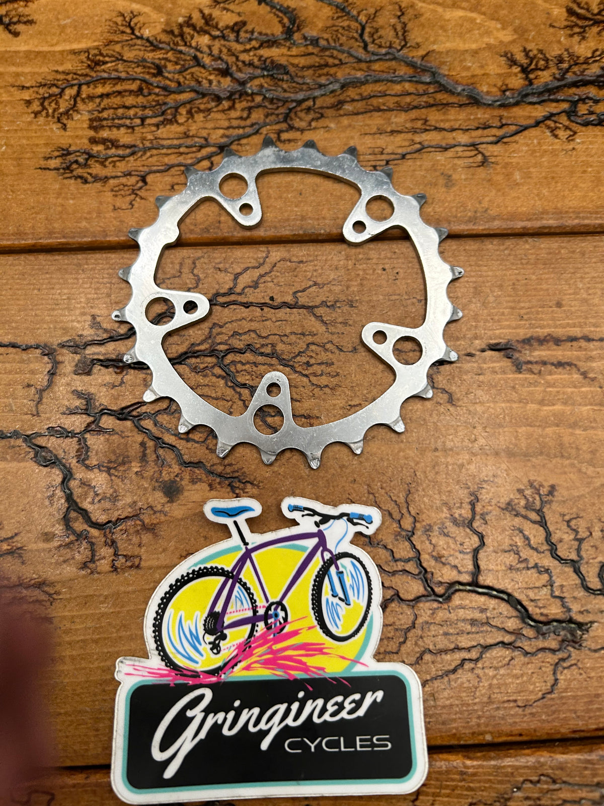 Shimano 24 Tooth Steel 74 BCD Chainring
