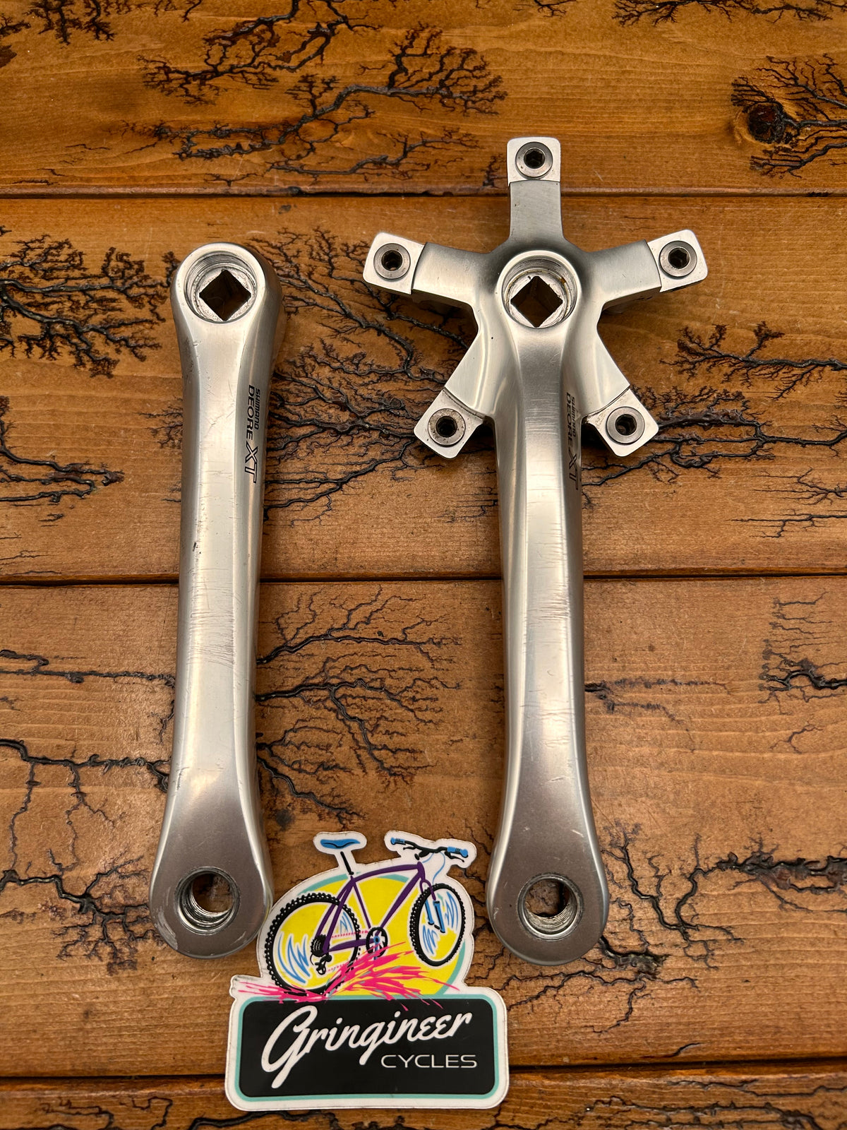 Shimano Deore XT FC-M737 175mm Square Taper Crankarms