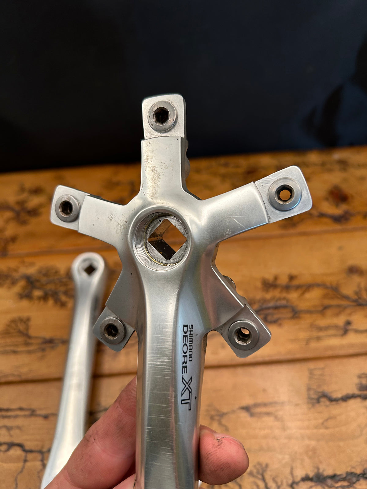 Shimano Deore XT FC-M737 175mm Square Taper Crankarms