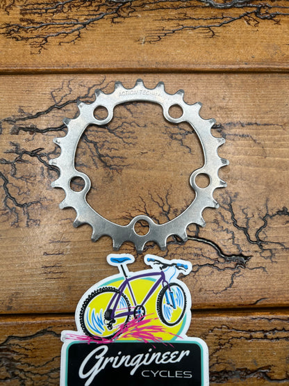 Action Tec 24 Tooth 5 Bolt 74 BCD Titanium Chainring