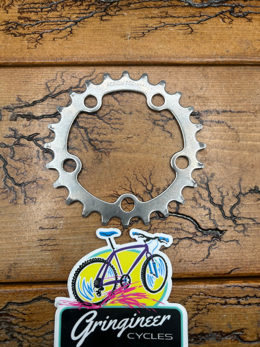 Action Tec 24 Tooth 5 Bolt 74 BCD Titanium Chainring