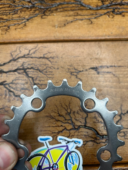 Action Tec 24 Tooth 5 Bolt 74 BCD Titanium Chainring