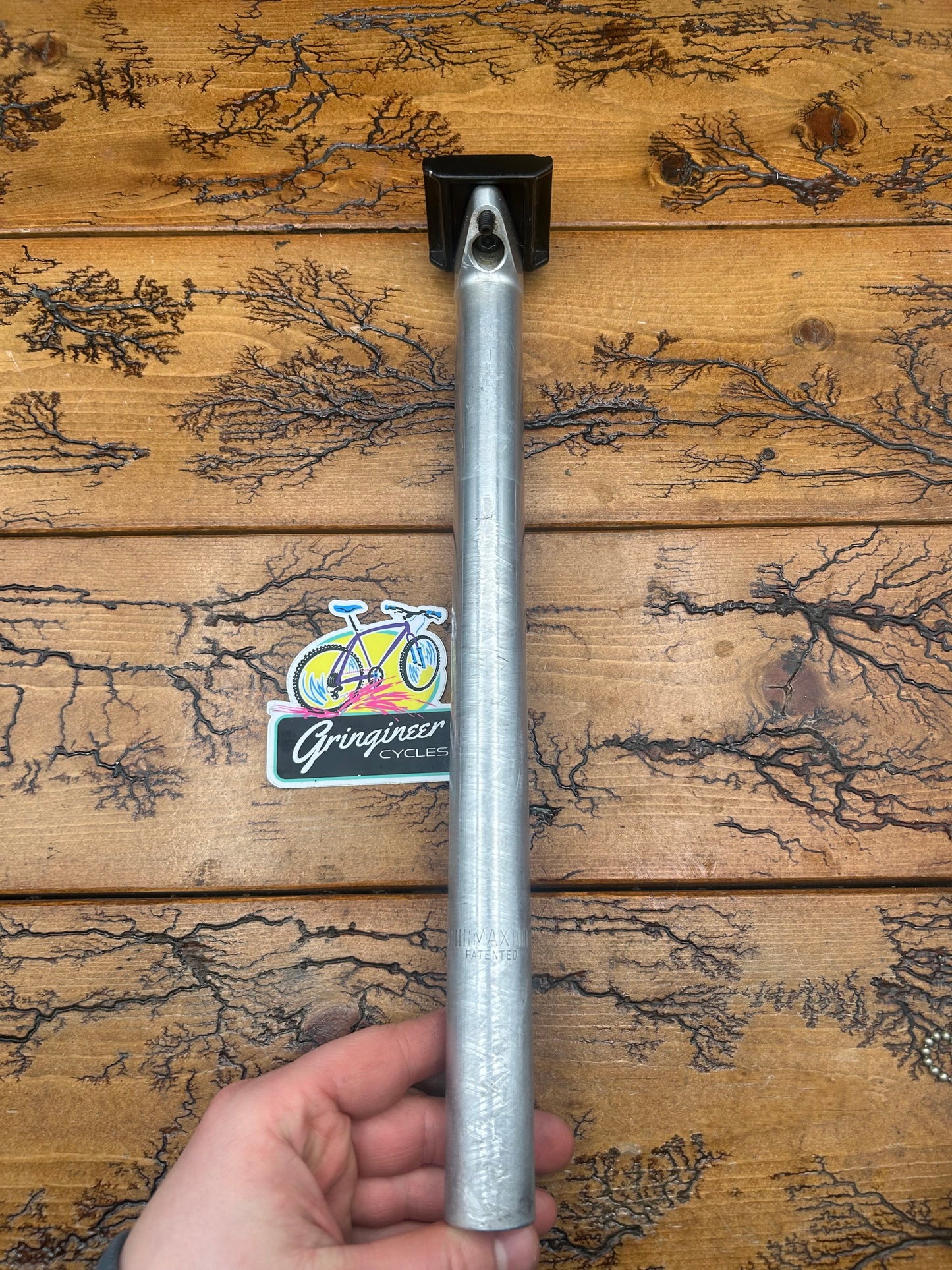 American Classic 27.2mm Silver 350mm Seatpost