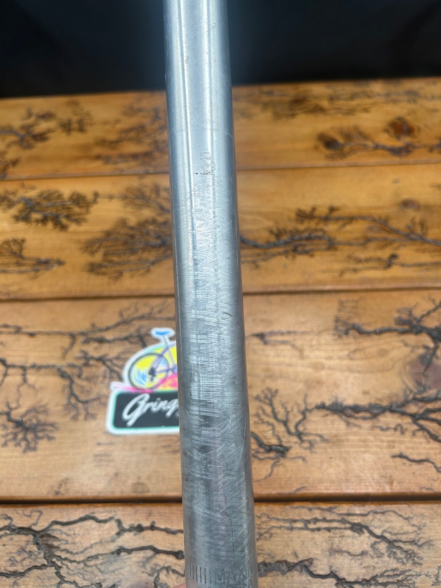 American Classic 27.2mm Silver 350mm Seatpost