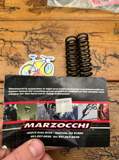 1999 Marzocchi Bomber Z2/3/4 Red Extra Hard Springs Part # 5141109 NOS