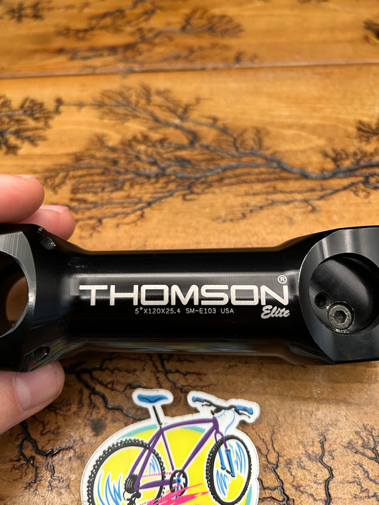 Thomson Elite 120mm 5 Degree 25.4mm 1 1/8 Inch Threadless Stem