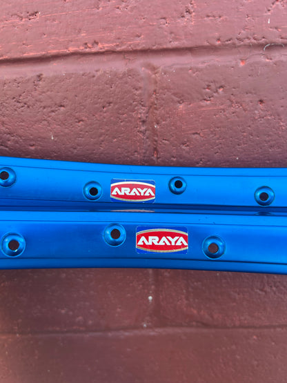 Araya 7x 26x1.75 36 Hole Blue Anodized Rims