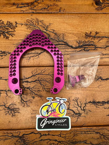 Improve Part Rock Shox Judy Purple Anodized Fork Brace / Arch