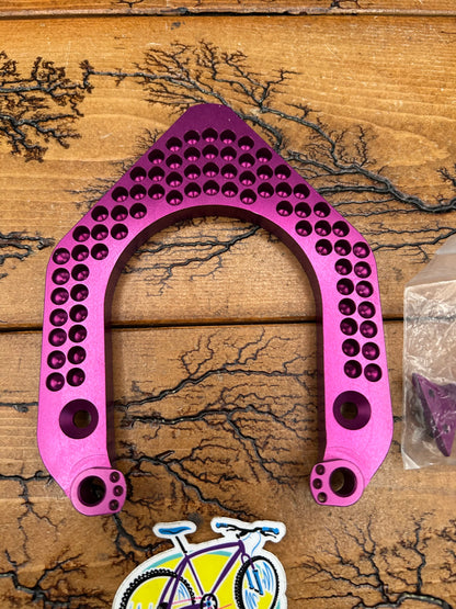 Improve Part Rock Shox Judy Purple Anodized Fork Brace / Arch