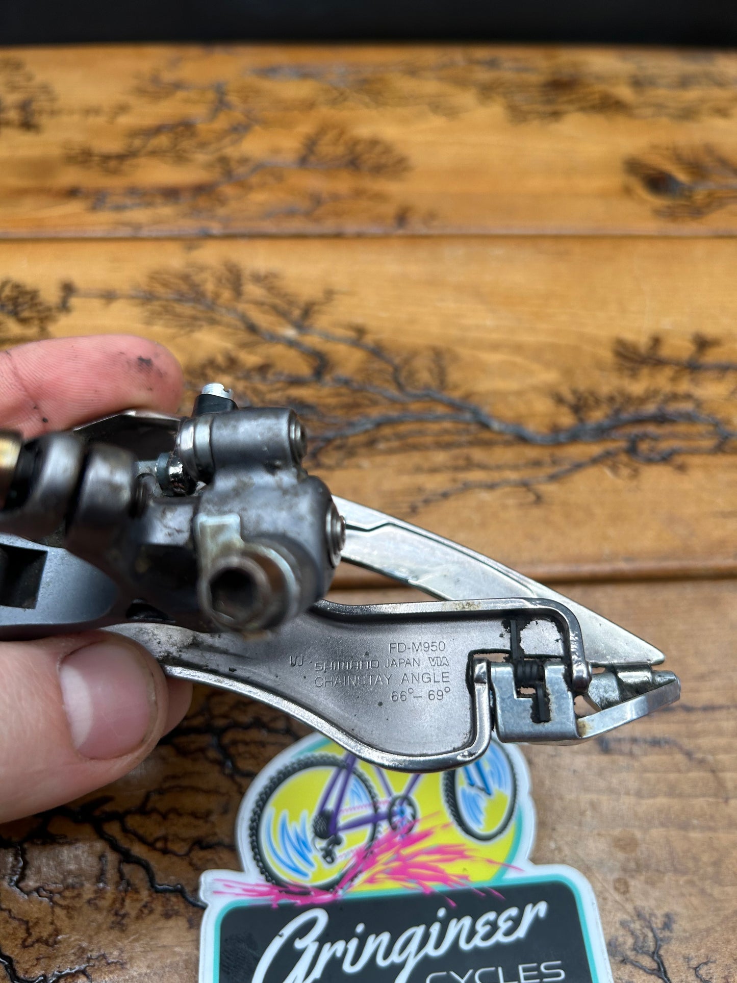 Shimano XTR FD-M950 28.6mm Top Pull Front Derailleur