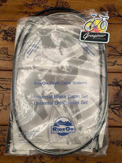 Gore Ride On Universal Road Or Mountain Brake Cable Set With Black Housing NOS