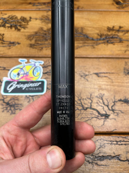 Thomson Elite SP-E113 27.2mm x 410mm Seatpost