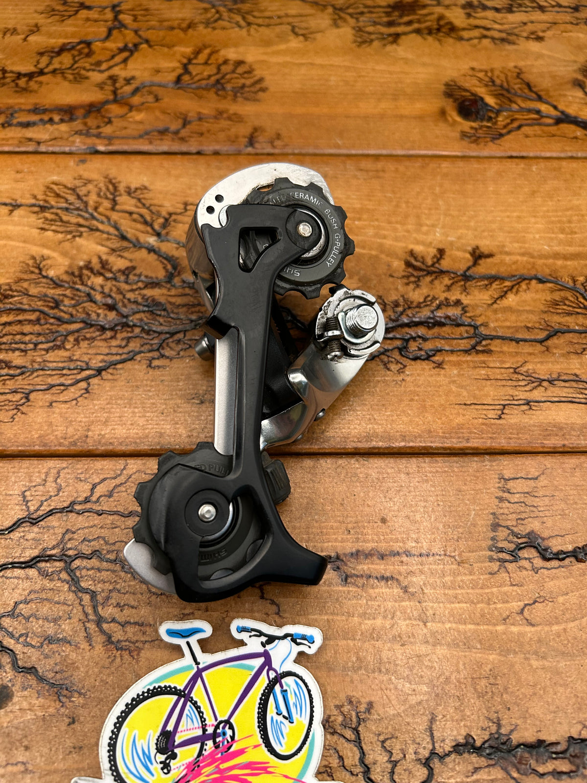 Shimano Deore XT RD-M737 Long Cage Rear Derailleur VG