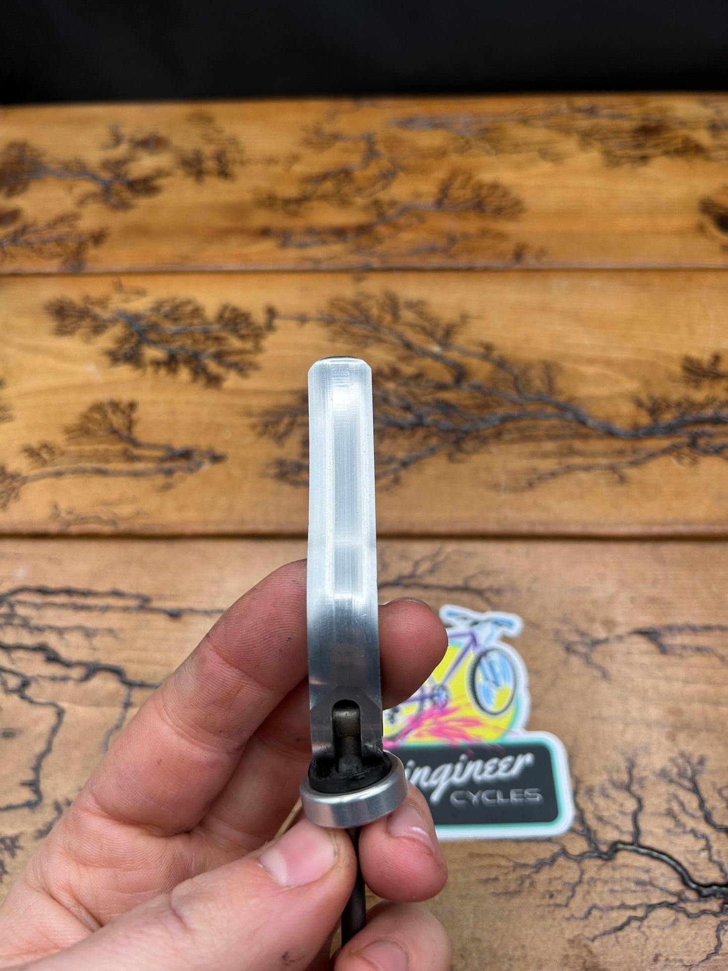 Salsa Silver No Logo Rear Quick Release Skewer