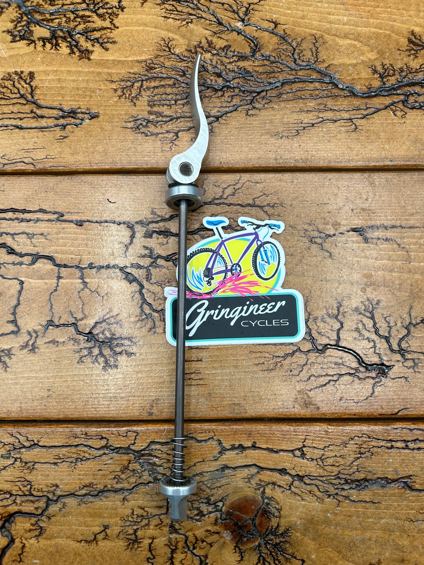 Salsa Silver No Logo Rear Quick Release Skewer