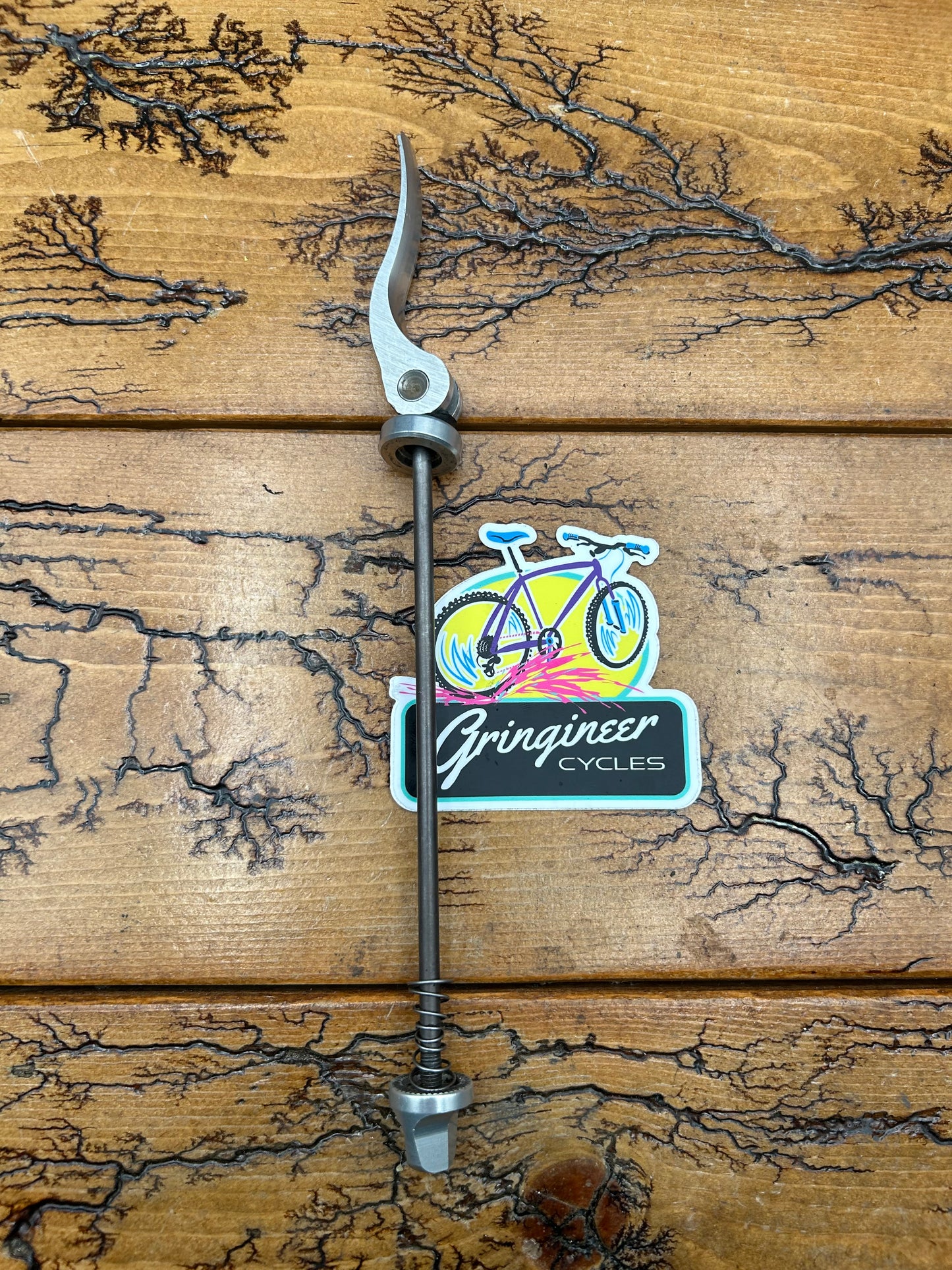 Salsa Silver No Logo Rear Quick Release Skewer