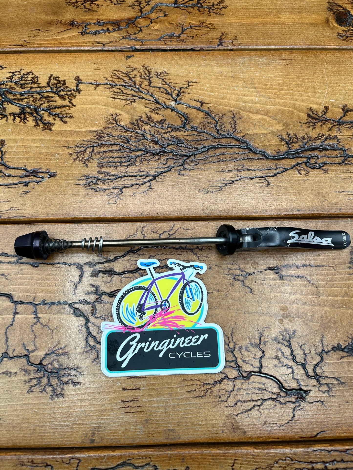 Salsa Black Front Quick Release Skewer