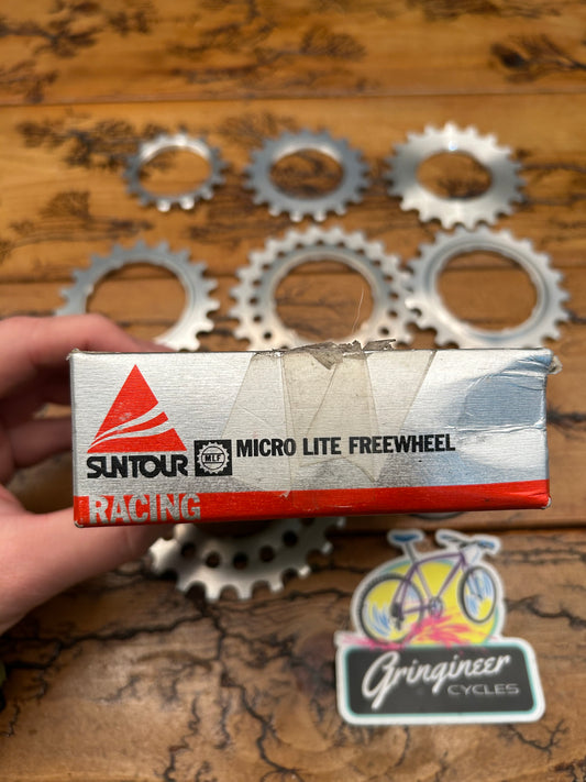 Suntour Microlite Aluminum Freewheel Cogs NOS