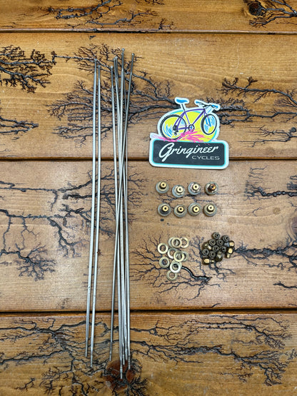 8 Roval Straight Pull Spokes with Nipples and Washer