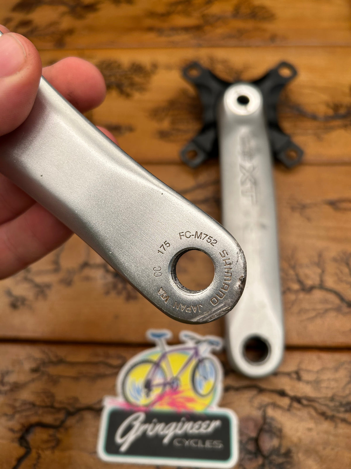Shimano Deore XT FC-M752 175mm Octalink V2 Crankset