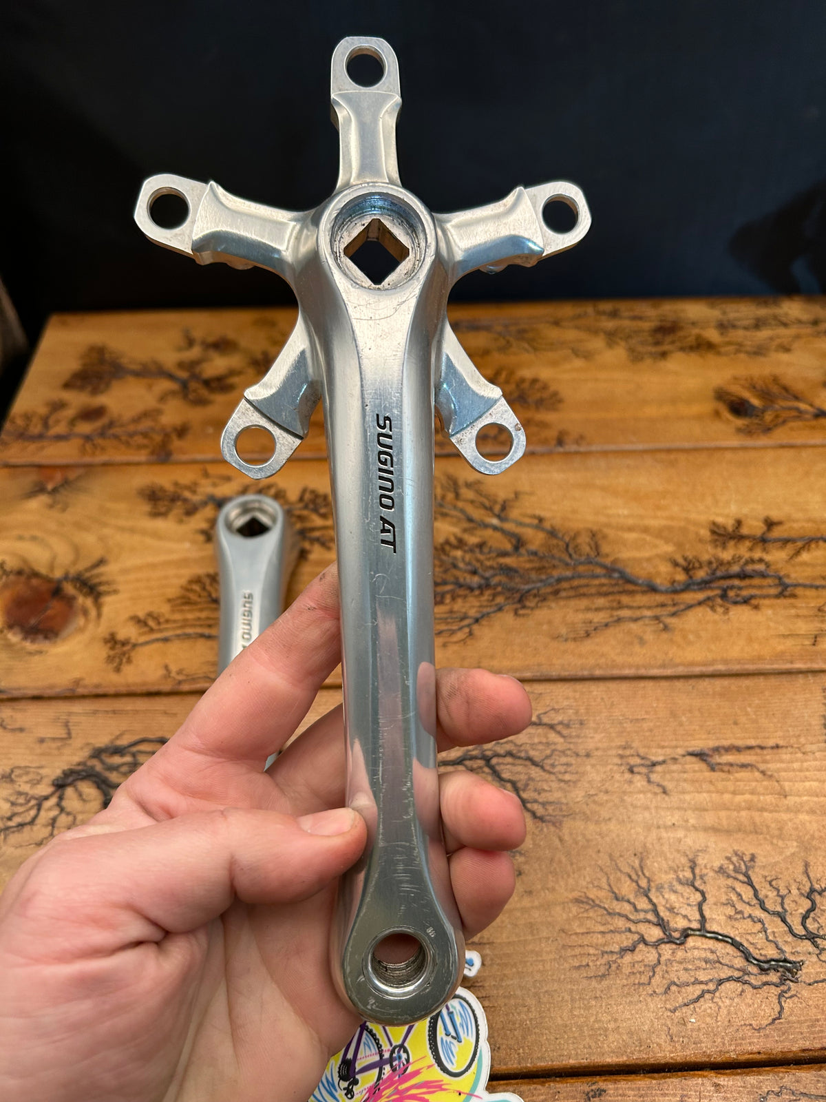 Sugino AT 172.5mm Triple Square Taper Crankset