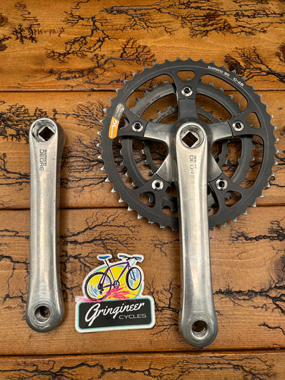 Shimano Deore FC-MT60 46/36/24 Black Chainrings 175mm Square Taper Crankset