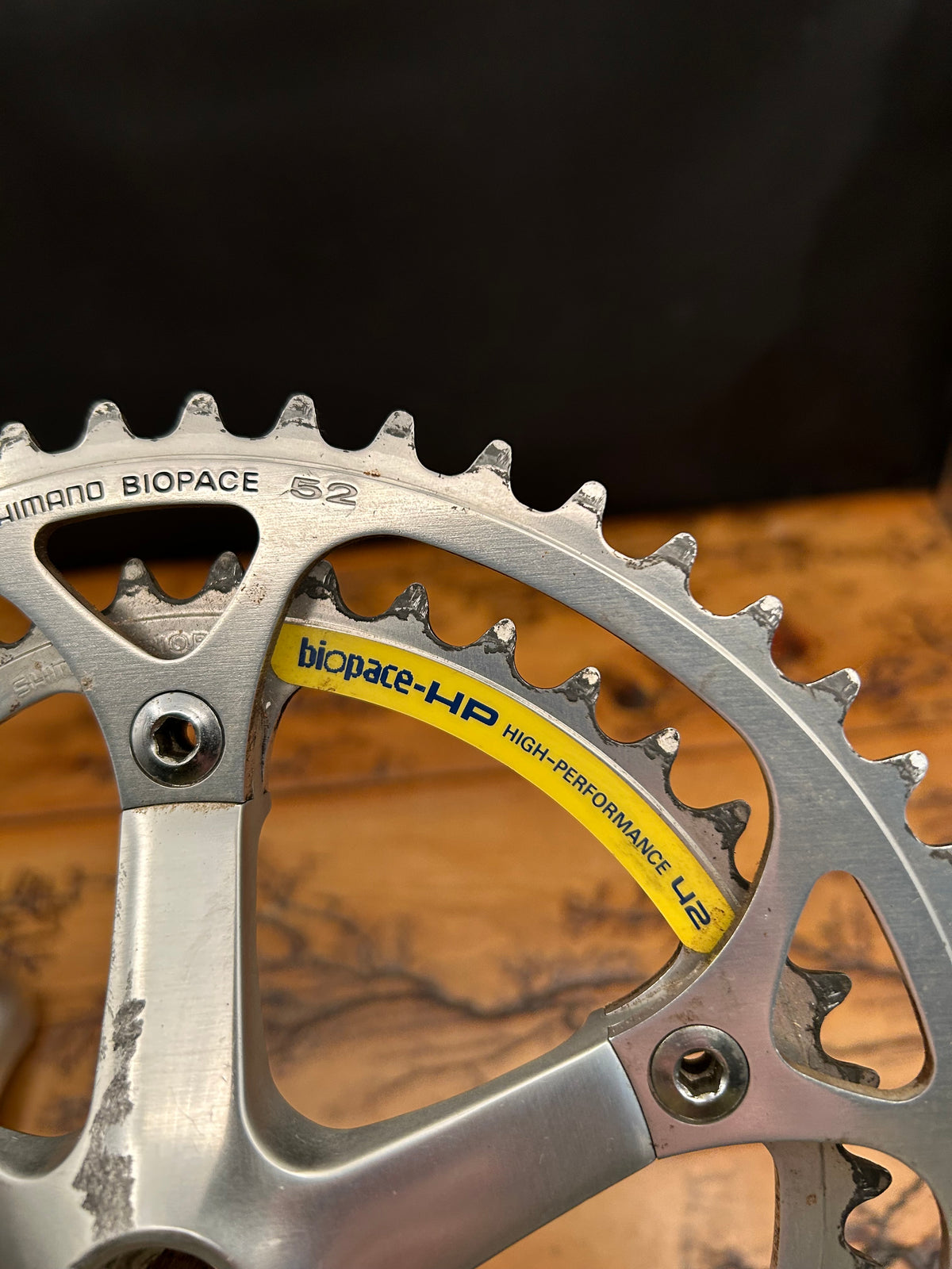 Shimano 600 Tri Color FC-6400 52/42 Biopace 170mm Crankset