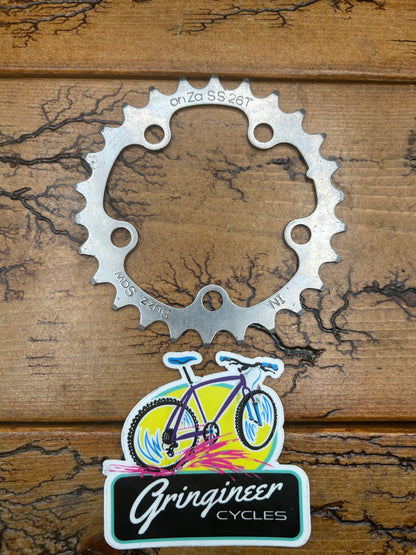 Onza Buzz Saw 26 Tooth 74 BCD Stainless Steel Chainring