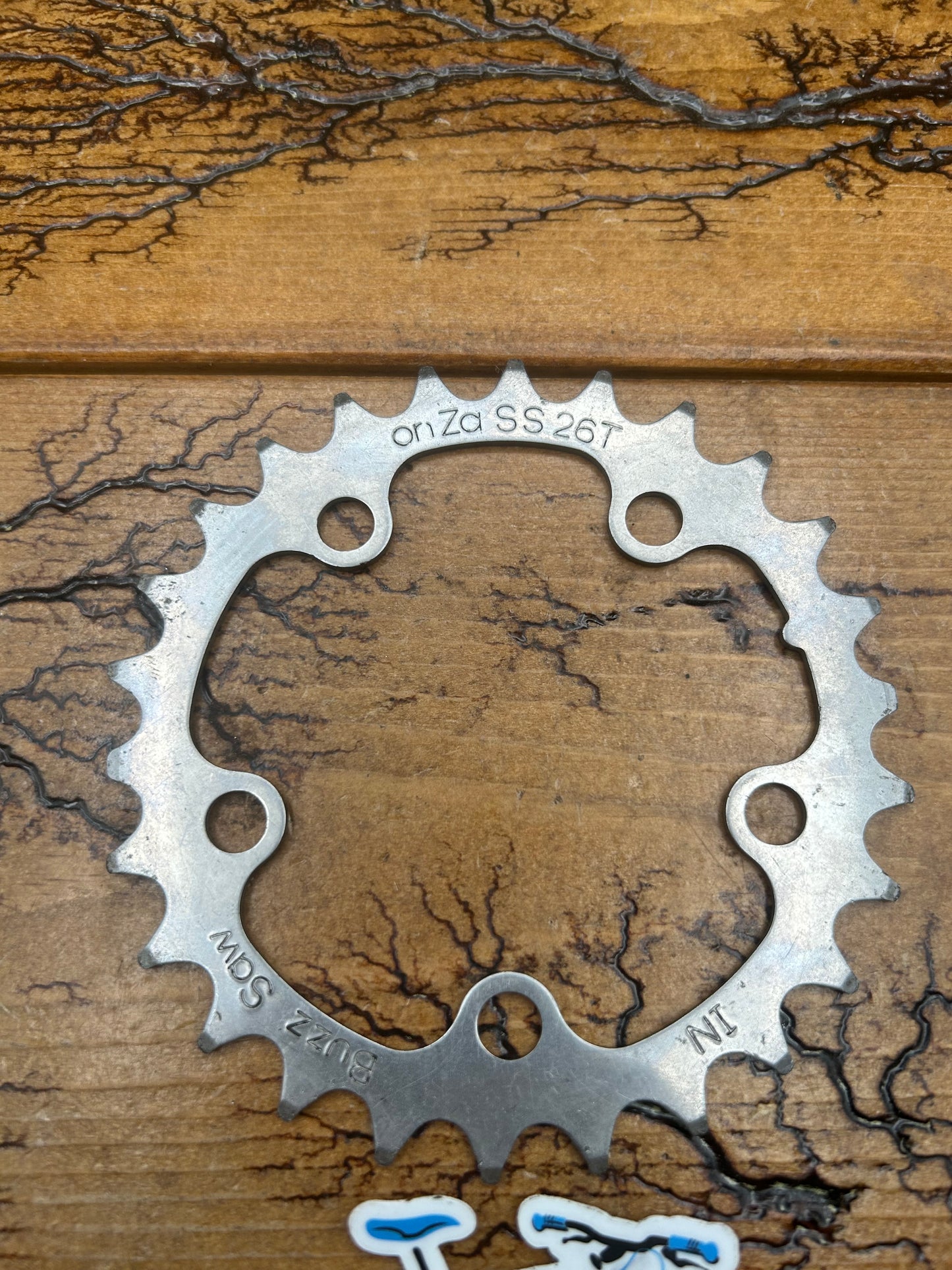 Onza Buzz Saw 26 Tooth 74 BCD Stainless Steel Chainring