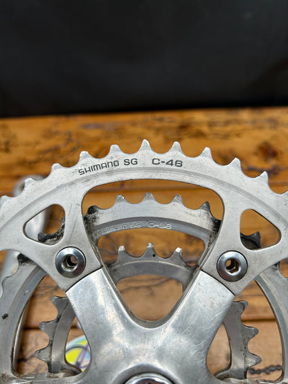 Shimano Deore FC-MT60 46/36/24 175mm Square Taper Crankset