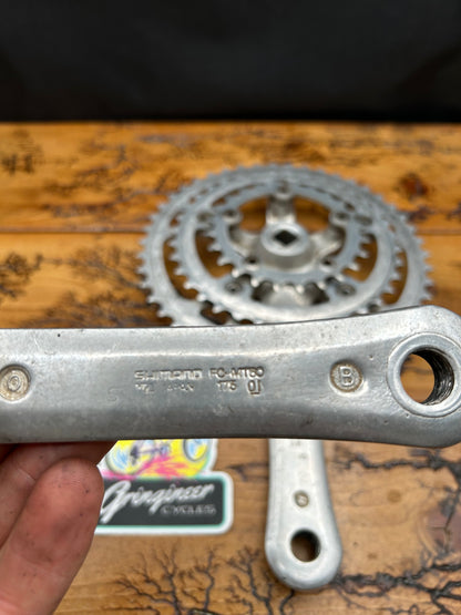 Shimano Deore FC-MT60 46/36/24 175mm Square Taper Crankset