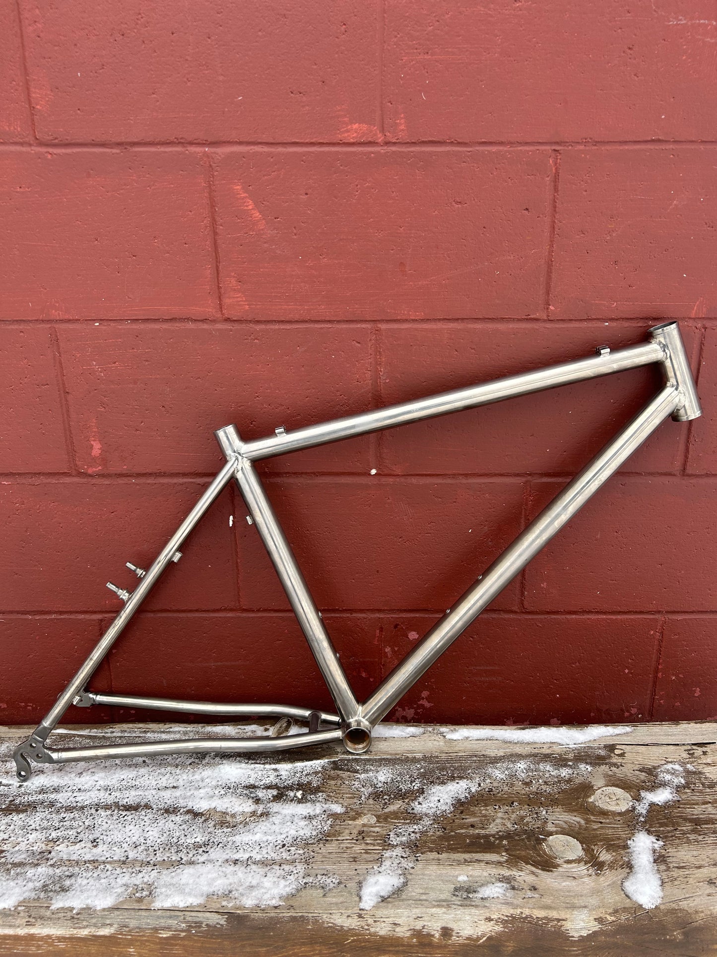 18" Titanium Hardtail Frame