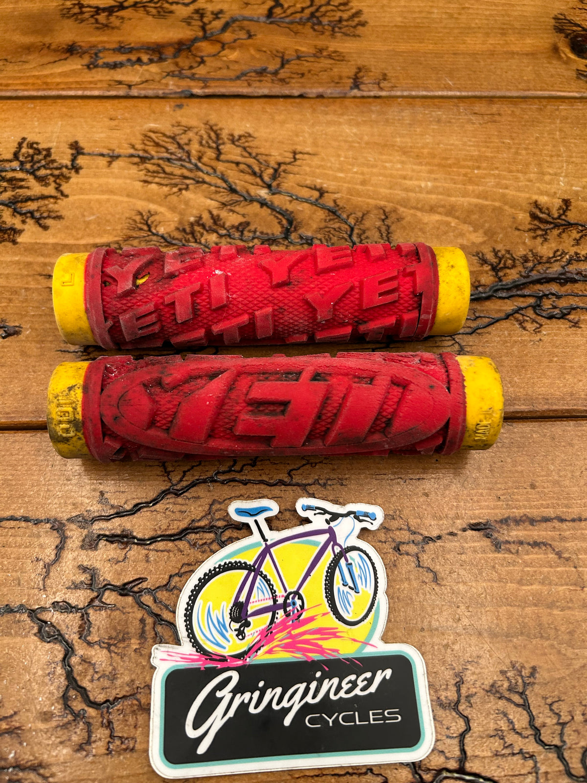 Yeti ODI Red And Yellow Grips