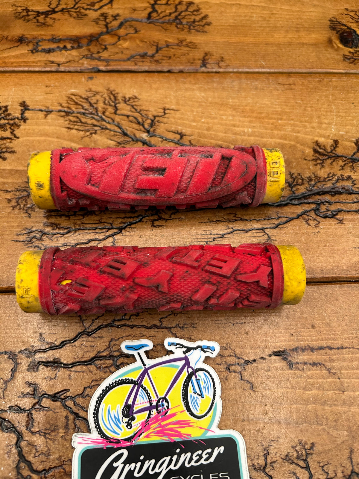 Yeti ODI Red And Yellow Grips