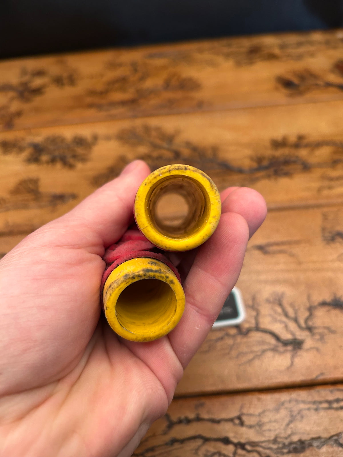 Yeti ODI Red And Yellow Grips
