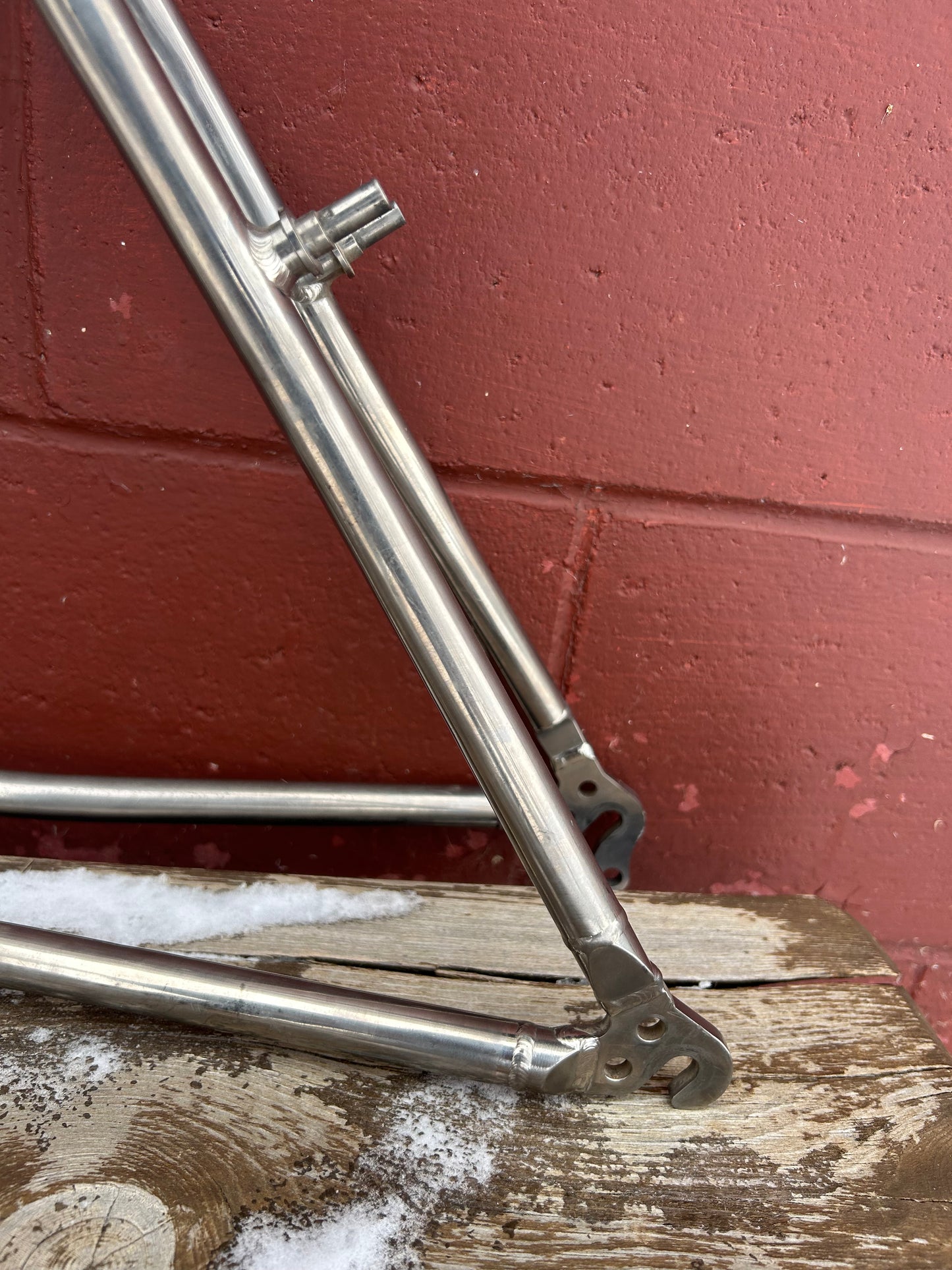18" Titanium Hardtail Frame