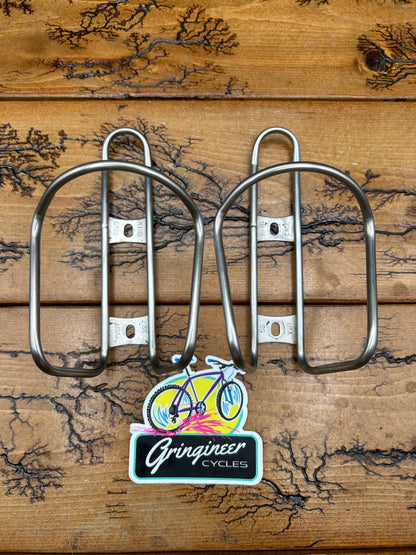King Cage Stainless Steel Water Bottle Cages Set of 2