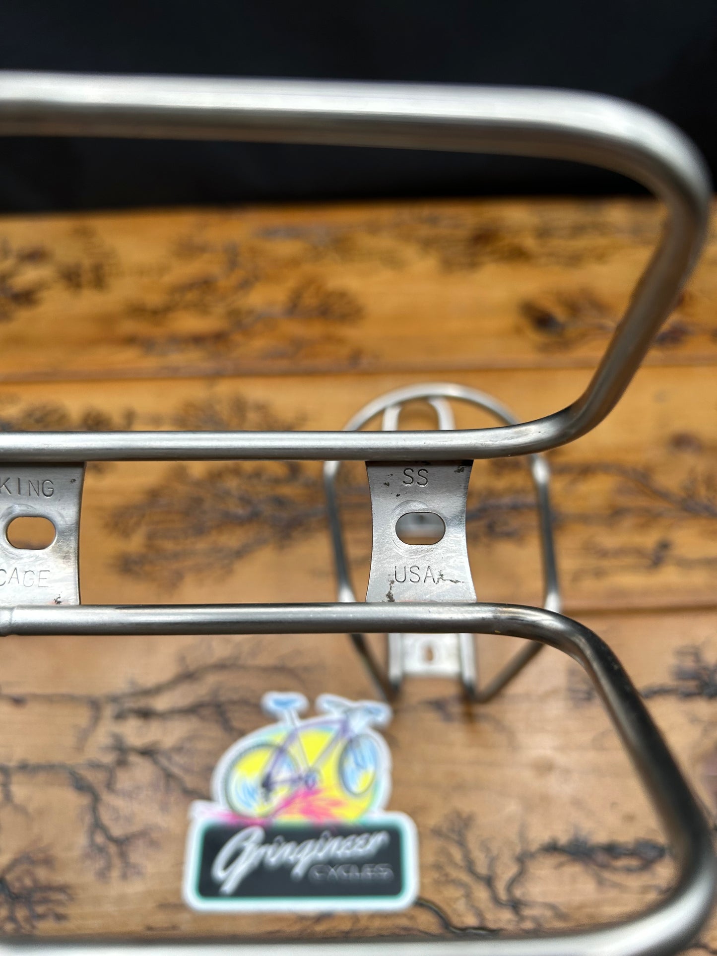 King Cage Stainless Steel Water Bottle Cages Set of 2