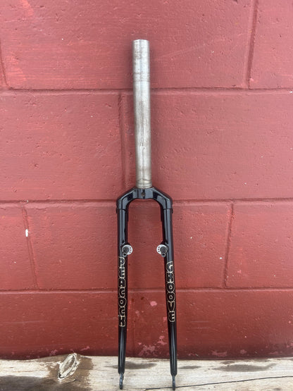 Peacock Groove 700c 1 1/8 Threadless Steel Fork