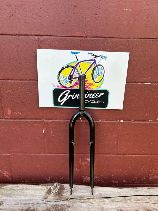Spinner Black 26" 165mm Of Steerer 1 1/8 Inch Threadless Rigid Fork