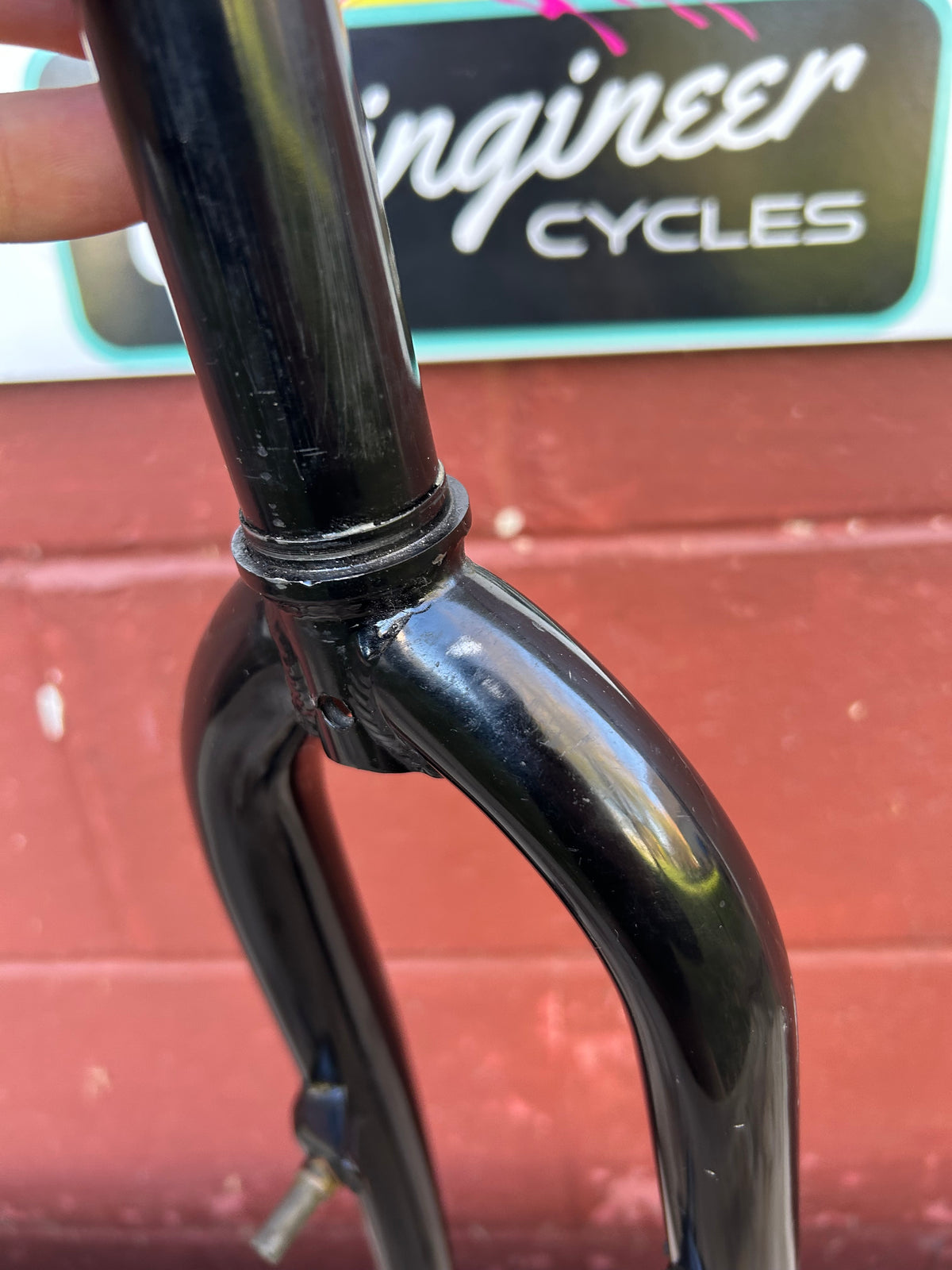 Spinner Black 26" 165mm Of Steerer 1 1/8 Inch Threadless Rigid Fork