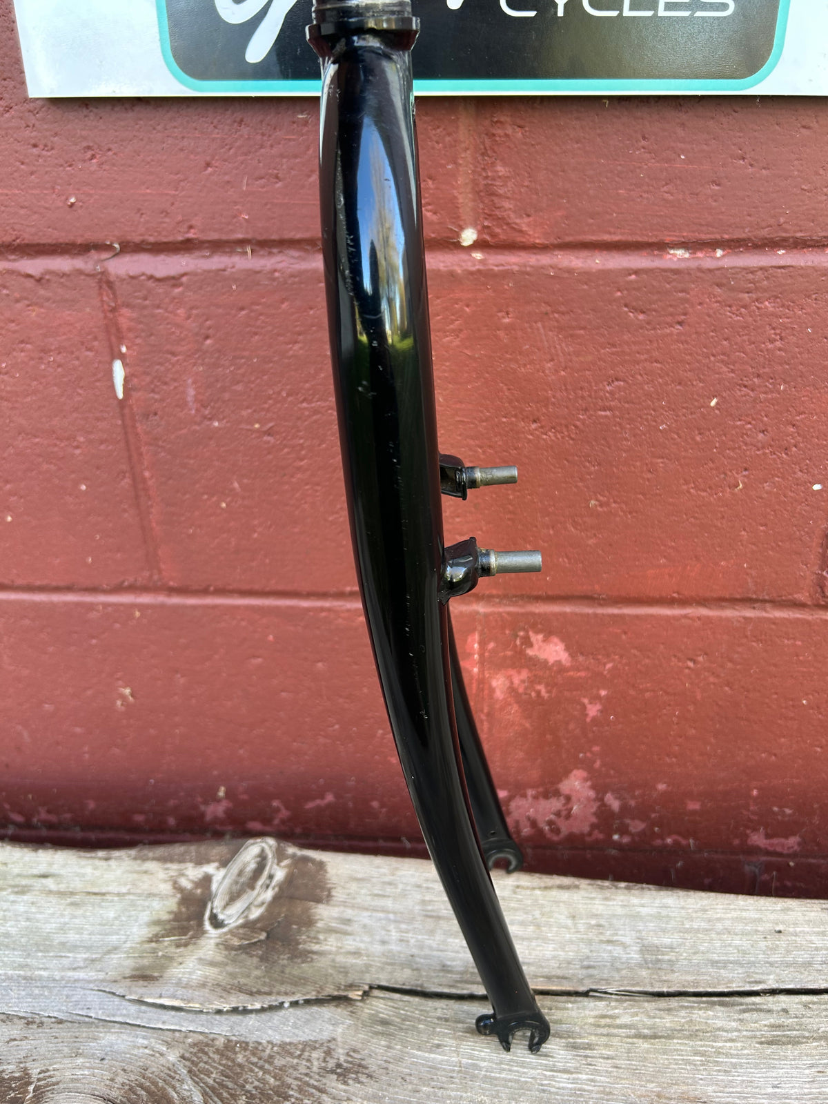 Spinner Black 26" 165mm Of Steerer 1 1/8 Inch Threadless Rigid Fork