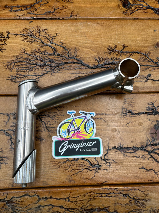 150mm 1 1/4 Inch 25.4mm Silver Quill Stem