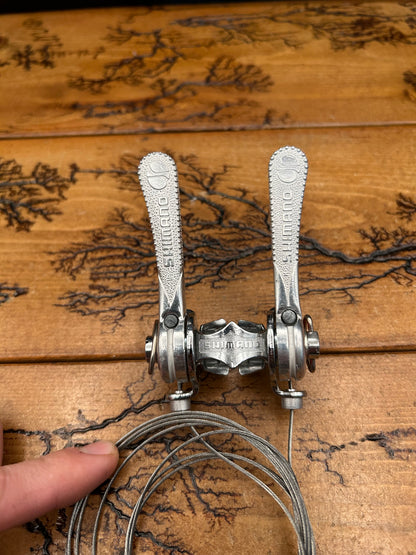 Shimano LB-100 Clamp On Down Tube Shifters NOS
