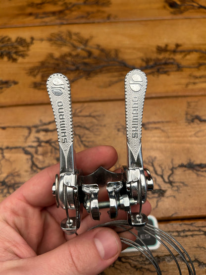 Shimano LB-100 Clamp On Down Tube Shifters NOS