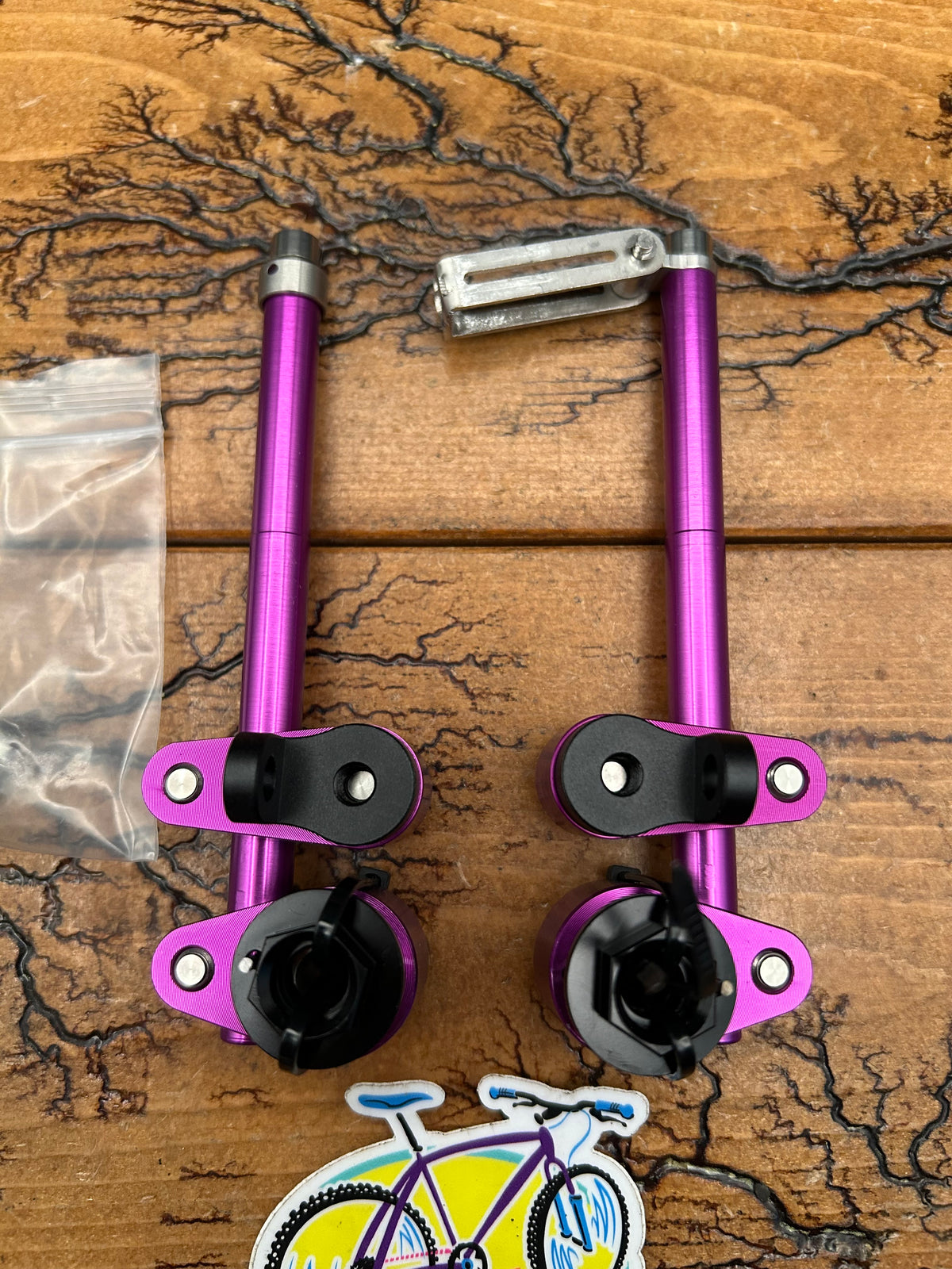 Improve Part Purple Anodized Onza Style V Brake