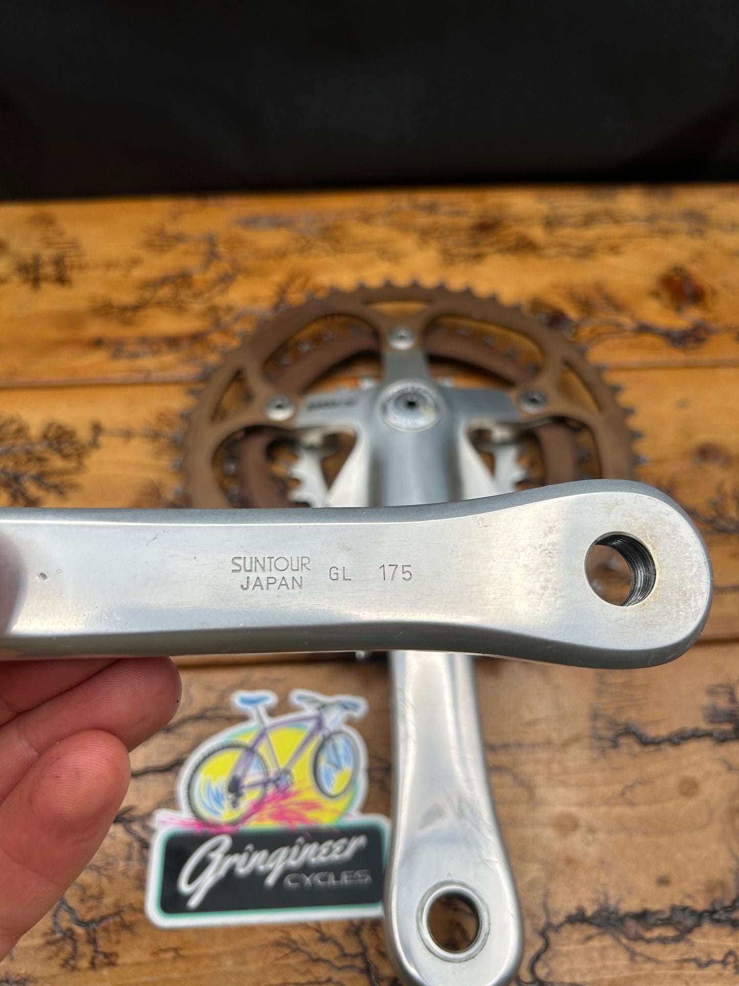 Suntour XC Pro 46/36/24 175mm Square Taper Crankset